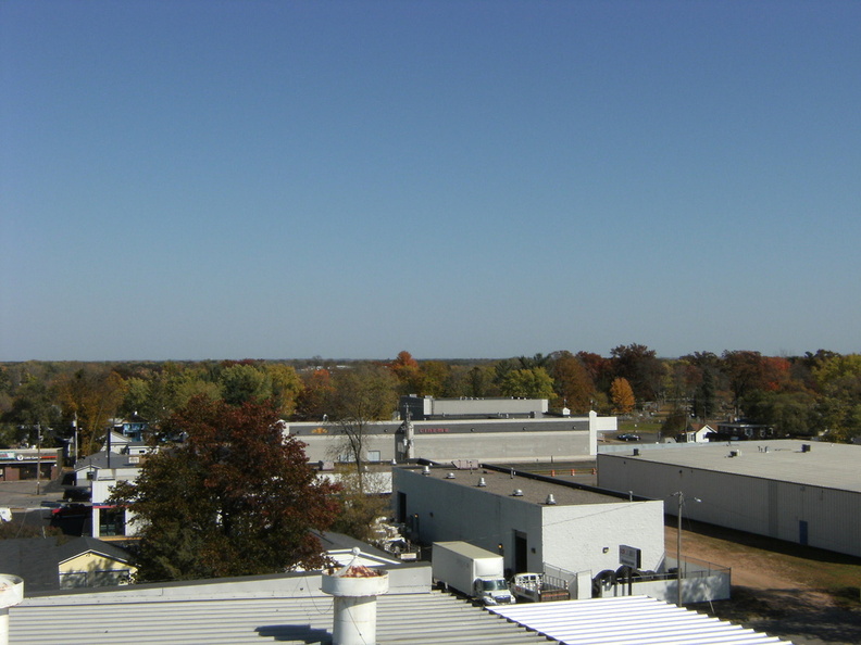 On top of the Stevens Point Brewery looking toward the East.