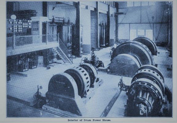 Interior of the Drum Power Plant.