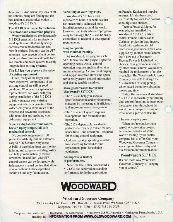 Woodward bulletin 18007.