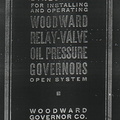 A copy of the the front page of the first hydraulic water wheel governor catalogue from 1912.