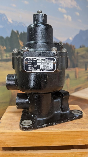 A Rolls-Royce gas turbine overspeed governor added to the collection.