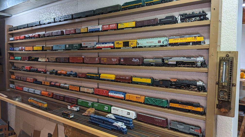 The new model railroad train layout coming soon in the year 2021.