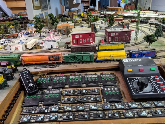 The model railroad train layout for the last 30 years.