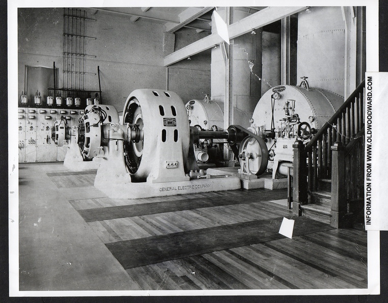 THE UNION BAG & PAPER COMPANY'S HYDRO POWER PLANT TURBINES WITH LOMBARD GOVERNORS.