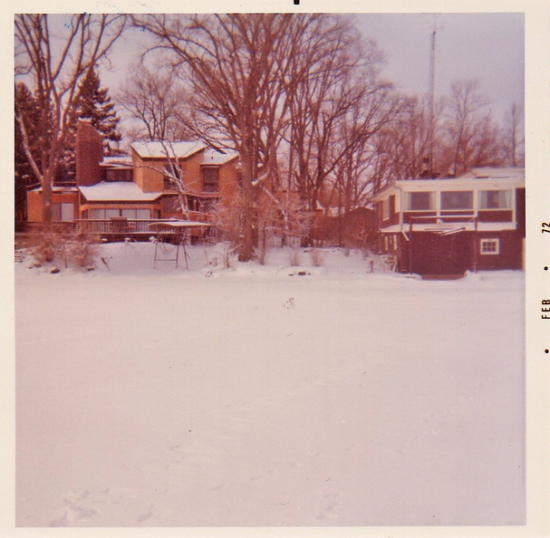 Growing up on the shore of Lake Mendota, circa 1972.