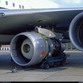 Testing a jet engine.