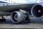 Testing a jet engine.