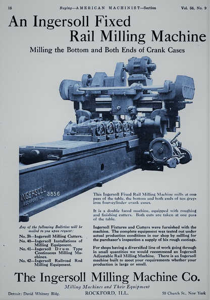 A vintage Rockford, Illinois machine shop manufacturing history project.