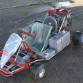 A Go Kart with a gas turbine engine.