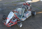 A Go Kart with a gas turbine engine.