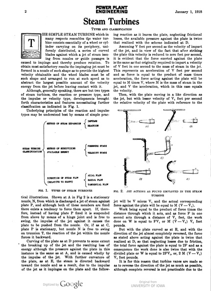 Page 2.  Steam Turbine history.