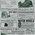 A vintage water wheel machine shop manufacturing history project.