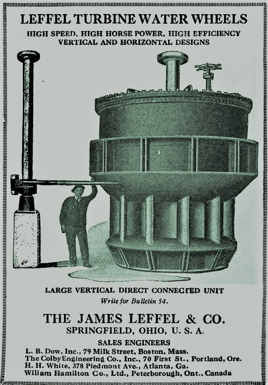 THE JAMES LEFFEL & COMPANY HISTORY PROJECT.