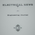 CANADIAN ELECTRICAL NEWS AND Engineering Journal.