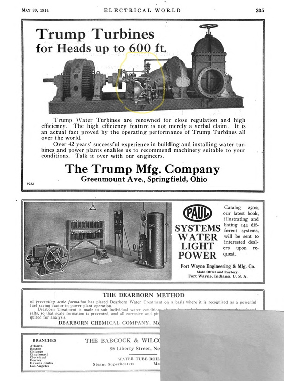 A vintage Woodward advertisement project.