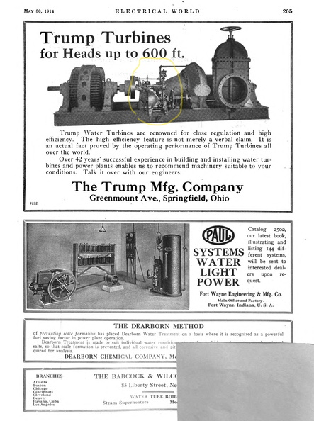 A vintage Woodward advertisement project.