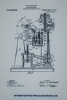 Elmer Woodward's new oil pressure relay valve water wheel governor from his 1912 patent.