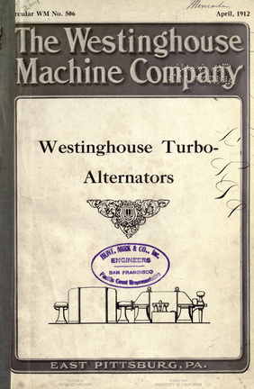 Westinghouse Turbo-Alternators.