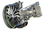 The General Electric Company's newest GE9X series jet engine for 2021.