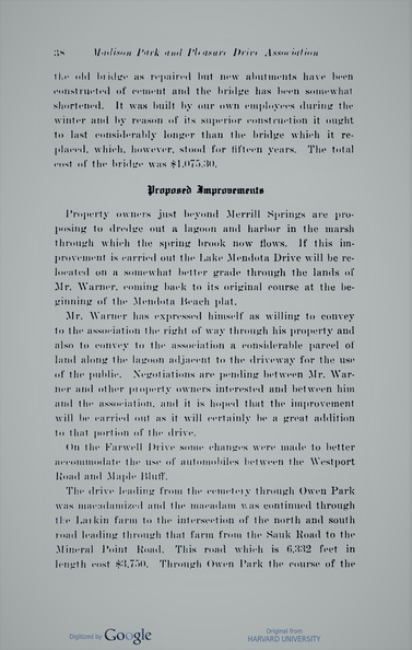 History of dredging the lagoon to develope a bigger Spring Harbor water area.