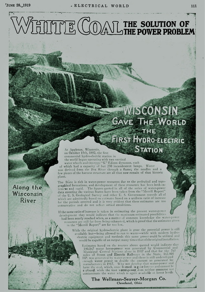 A "for the Love of  Wisconsin" history project.