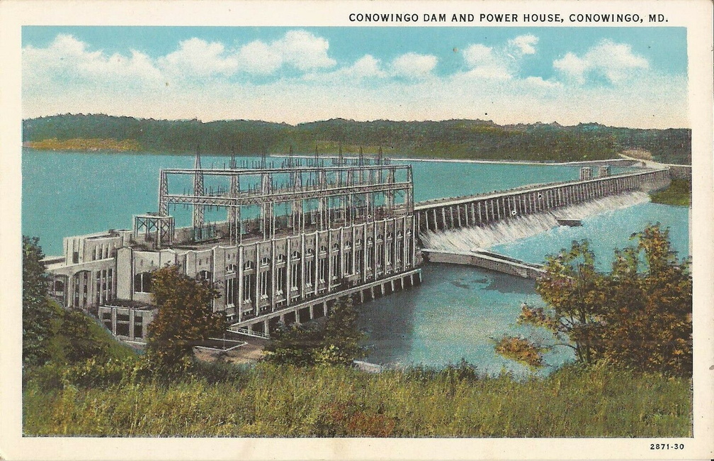 CONOWINGO DAM AND POWER HOUSE WITH WOODWARD GOVERNOR SYSTEMS.