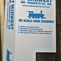 The first 4 cases of track cork roadbed has arrived.