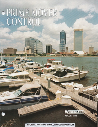PRIME MOVER CONTROL AUGUST 1994.