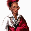 A painting of Chief Black Hawk.
