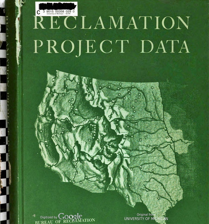 RECLAMATION PROJECT DATA
