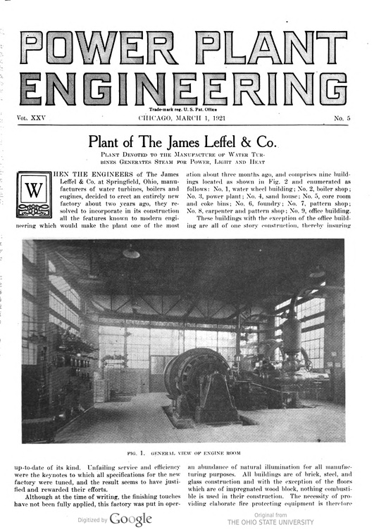 Plant of The James Leffel & Company.