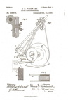 ELMER E. WOODWARD'S LAHTE CENTER GRINDER PATENT NUMBER 438,876.