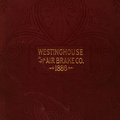 WESTINGHOUSE AIR BRAKE COMPANY 1886 CATALOGUE.