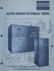 WOODWARD ELECTRIC GOVENOR FOR HYDRAULIC TURBINES