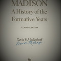MADISON.  A History of the Formative Years.