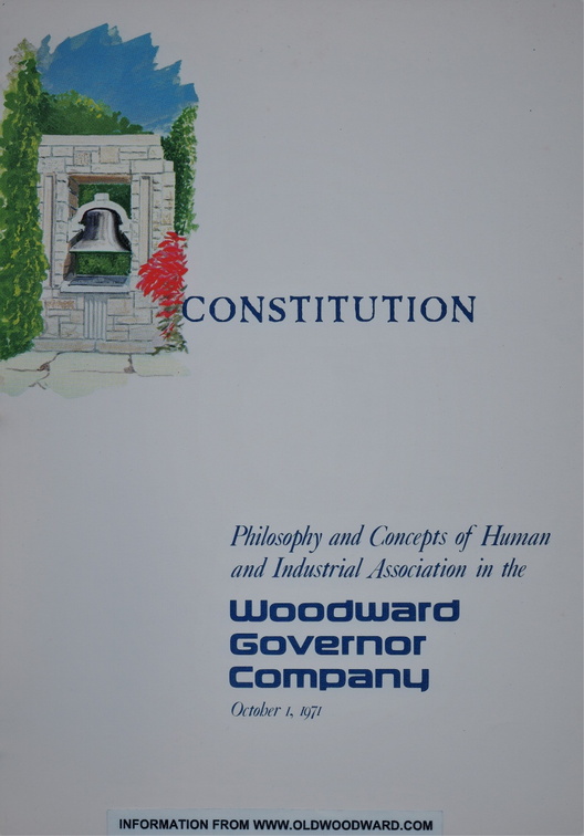 THE WOODWARD CONSTITUTION HISTORY