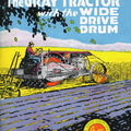The GRAY TRACTOR with the WIDE DRIVE DRUM.