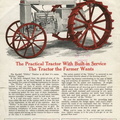 The Practical Tractor with Built-in Service.