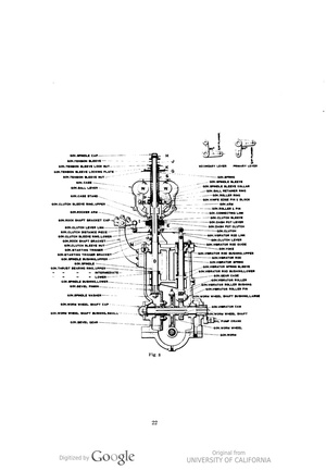 Page 22.  The governor schematic drawing.
