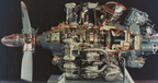 Cut-a-way of a Pratt & Whitney Radial Engine.
