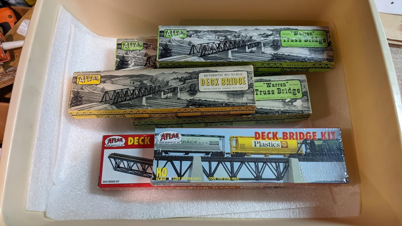 More bridges found to add to the model railroad landscape.
