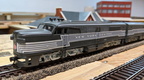 The latest vintage Alco diesel locomotives added to the model railroad collection.