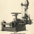 The Woodward HR series hydraulic water wheel governor.