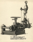 The Woodward HR series hydraulic water wheel governor.