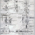 A schematic drawing of the Woodward gate shaft type hydraulic governor system.