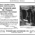 The Woodward Oil Pressure Water Wheel Governor from patent number 1,106,434.