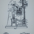 Elmer Woodward's first hydraulic turbine water wheel governor.