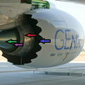 The GEnx jet engine.