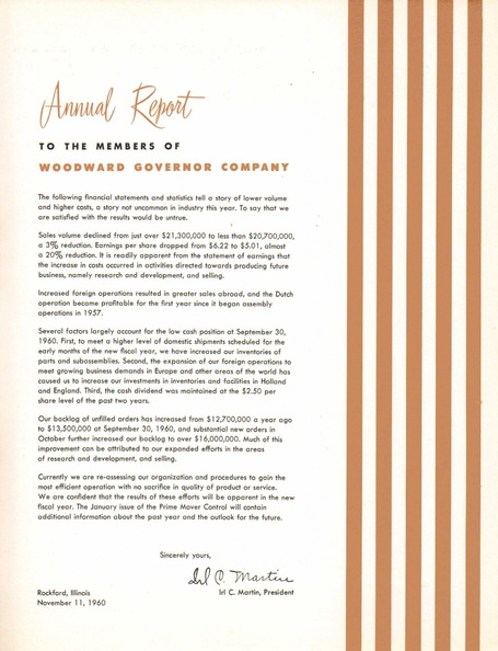 Documenting Woodward Annual Reports for the history books.