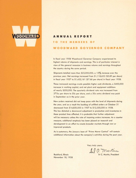 Documenting Woodward Annual Reports for the history books.
